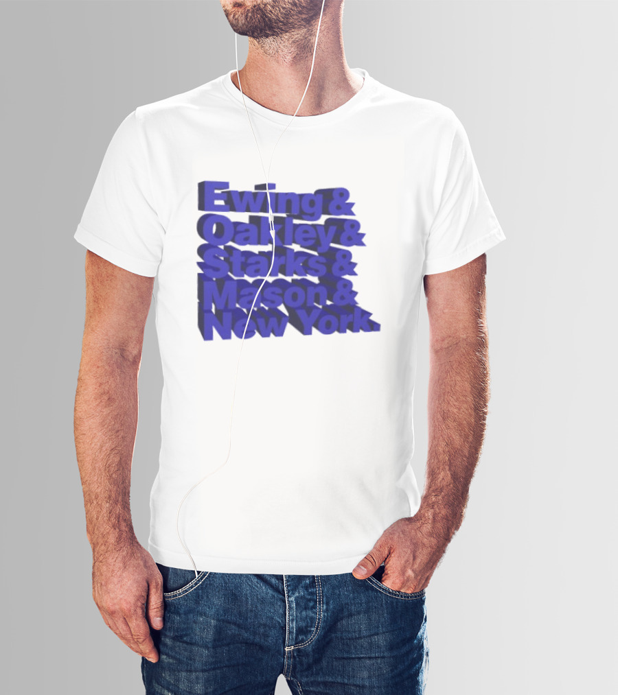 Ewing Oakley Starks Mason New York Knicks Legends T-Shirt