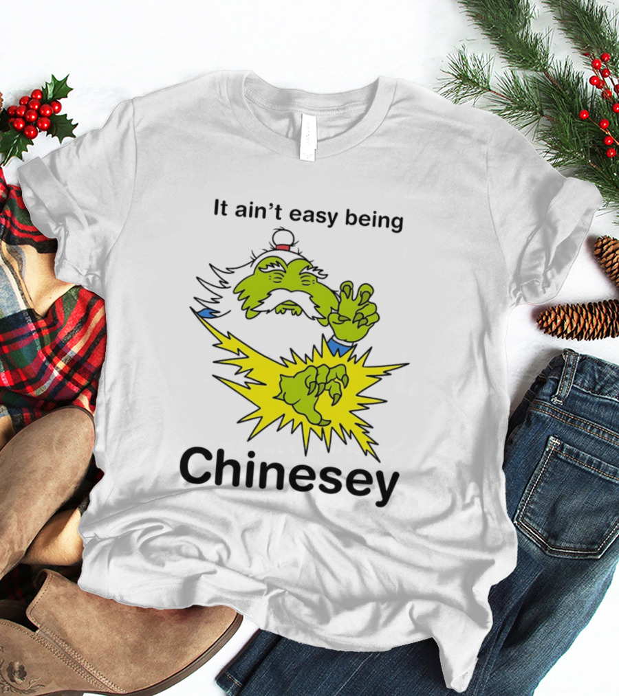 It Ain't Easy Being Chinesey Green Creature Martial Arts T-Shirt