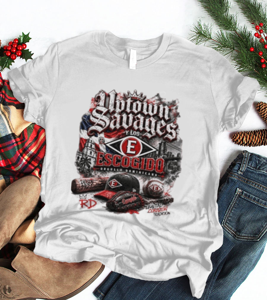 Uptown Savages Y Los Escogido Desde 1922 Orgullo Dominicano Tradición RD T-Shirt
