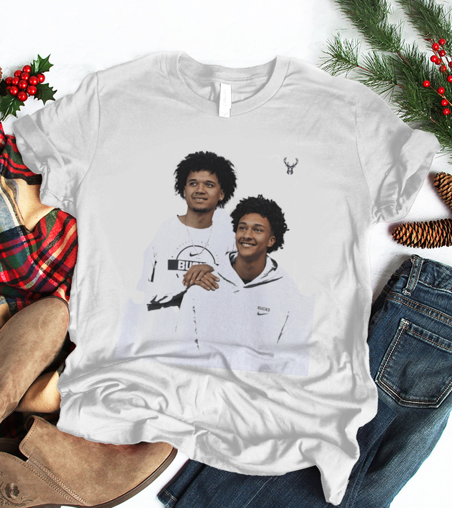 Nate Ament Brayden Burries Milwaukee Bucks Basketball Nike Step Brothers T-Shirt