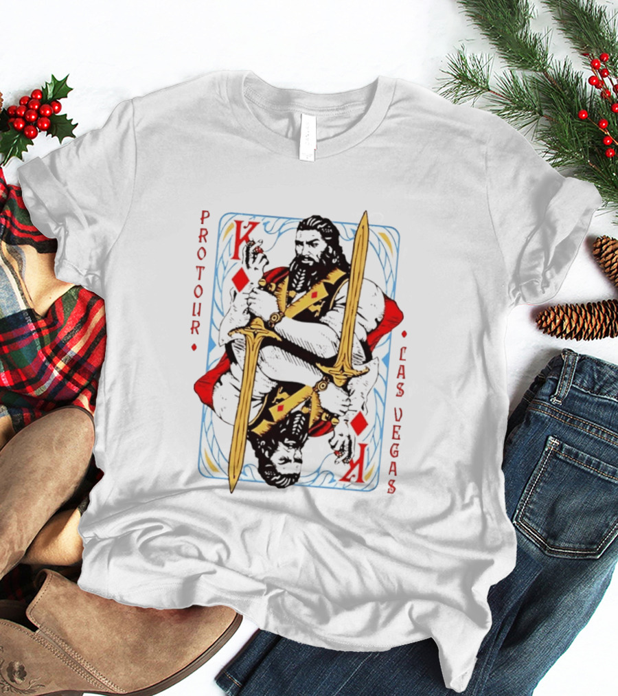 Pro Tour Las Vegas 2026 King Of Diamonds Playing Card T-Shirt