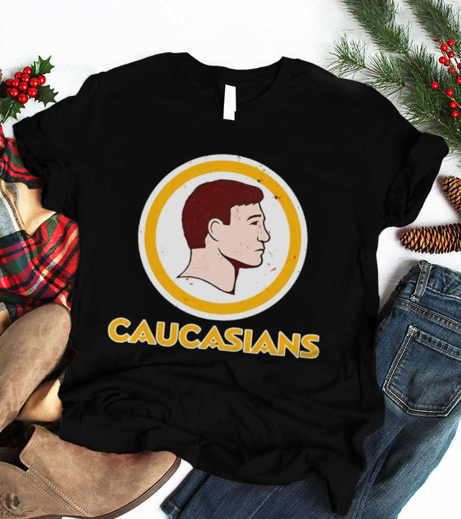 Caucasians Satire Humor Sports Team T-Shirt