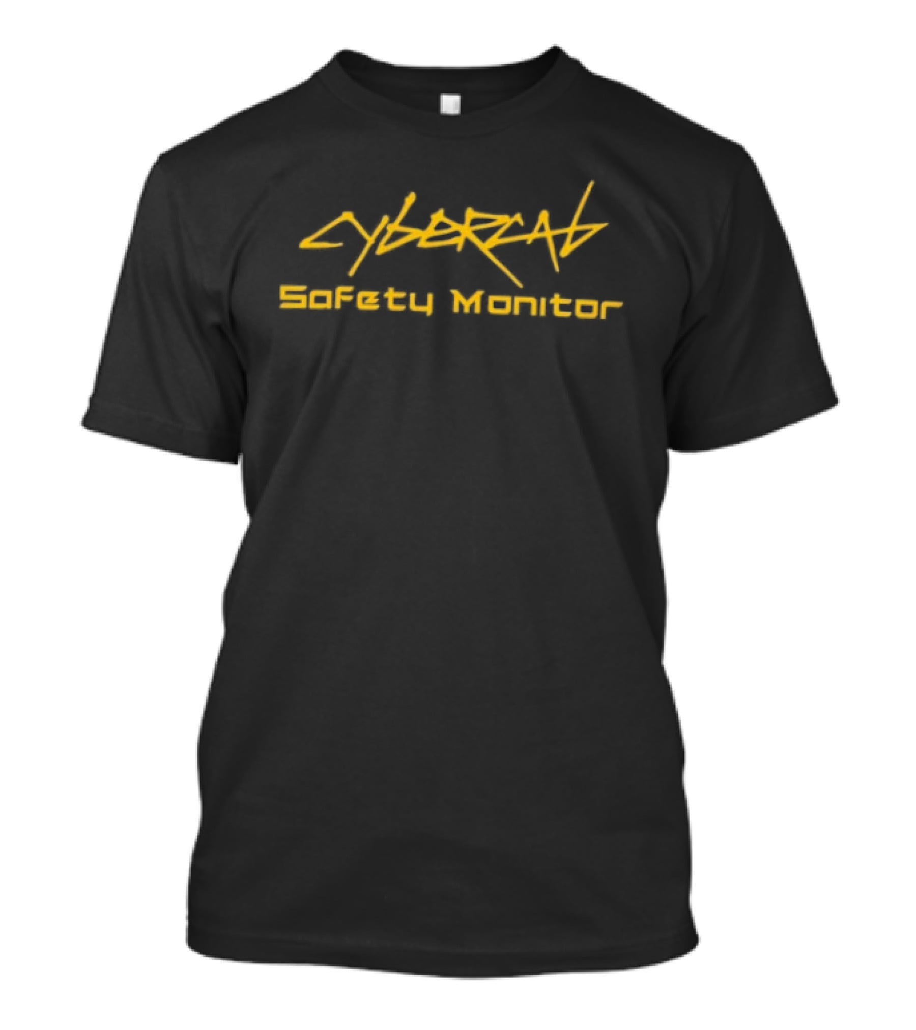 Cybercat Safety Monitor Cyberpunk T-Shirt