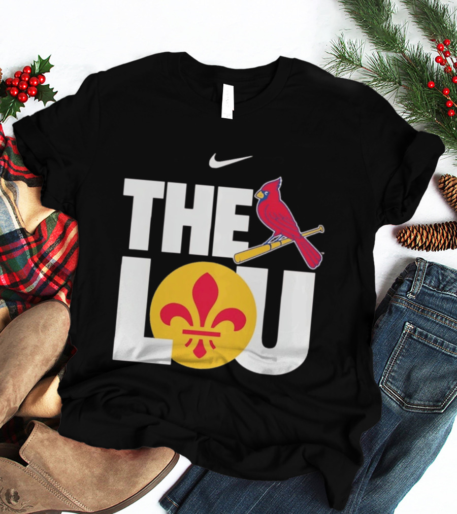 Nike St. Louis Cardinals The Lou Fleur De Lis Classic Baseball Fan Gear T-Shirt