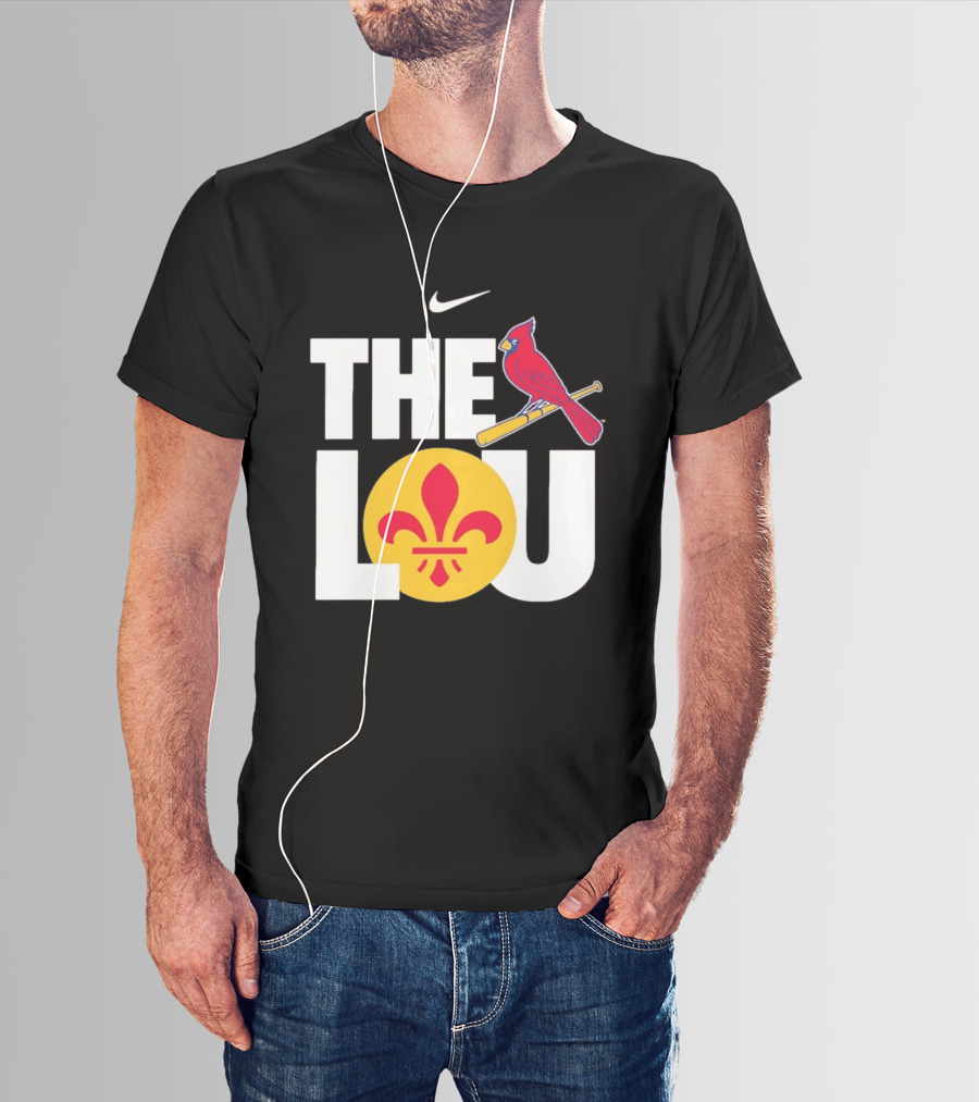 Nike St. Louis Cardinals The Lou Fleur De Lis Classic Baseball Fan Gear T-Shirt