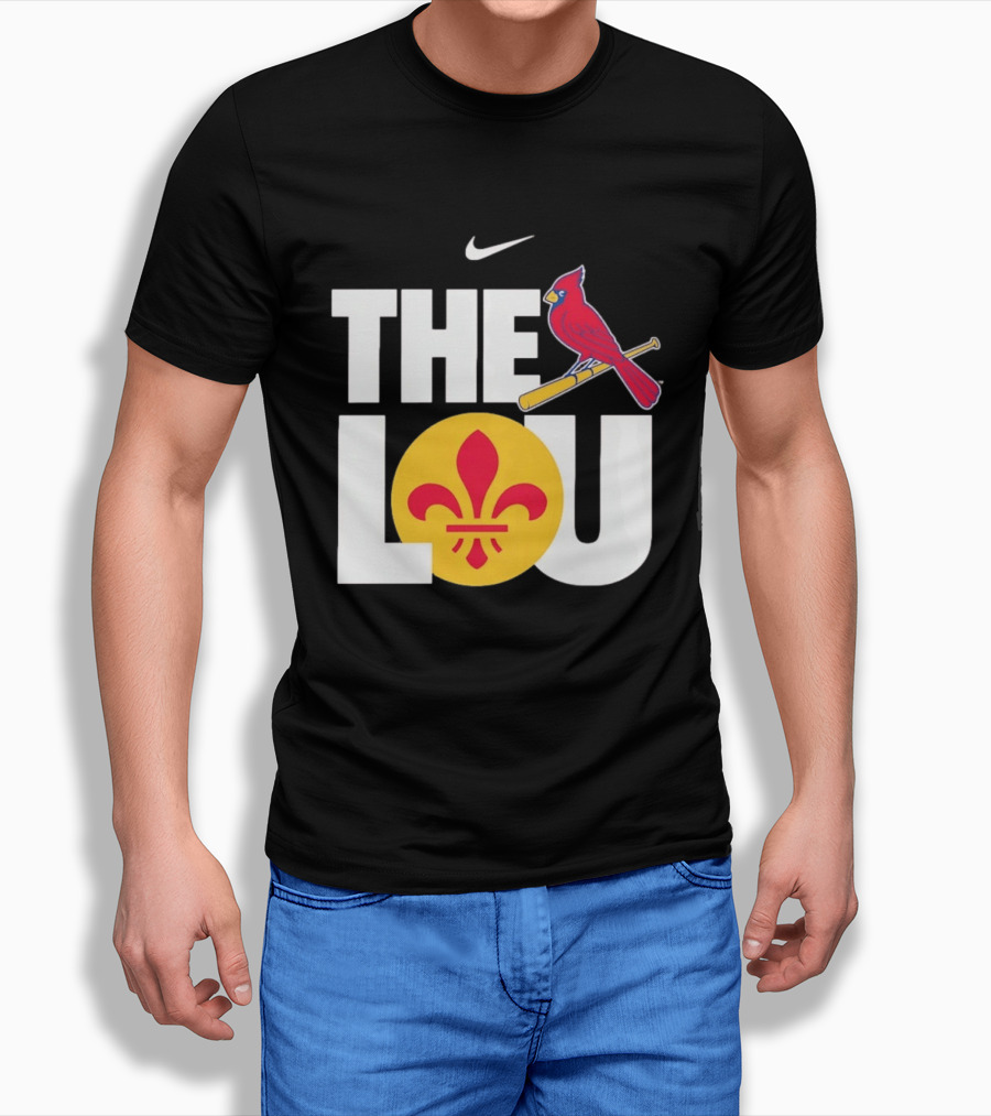 Nike St. Louis Cardinals The Lou Fleur De Lis Classic Baseball Fan Gear T-Shirt