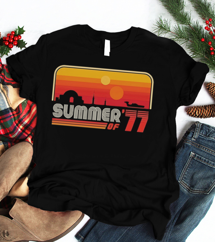 Summer Of '77 Retro Sunset Vibes T-Shirt