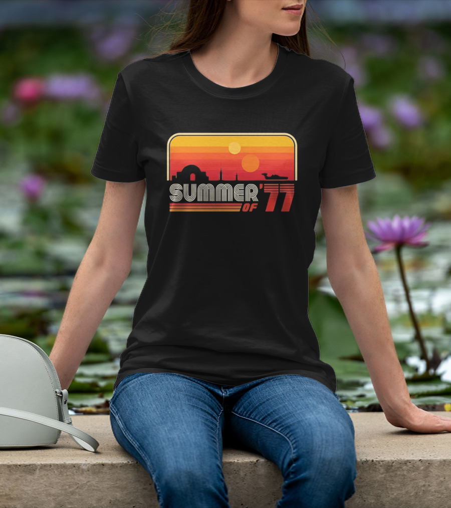 Summer Of '77 Retro Sunset Vibes T-Shirt