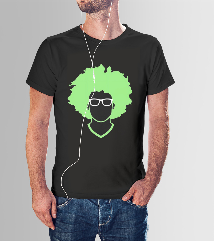 Olivia Miles Neon Afro Glasses Outline Minnesota Lynx T-Shirt