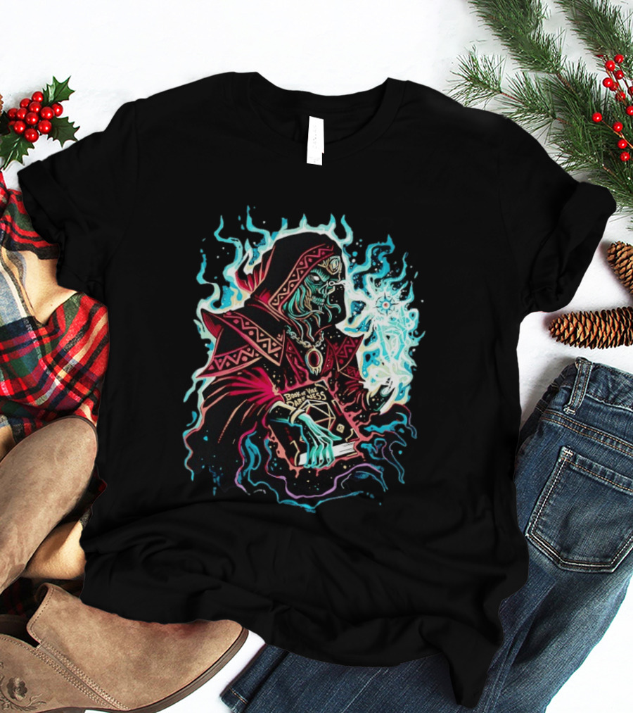 The Arch Lich Archlich Book Of Darkness Magic Dungeons And Dragons T-Shirt