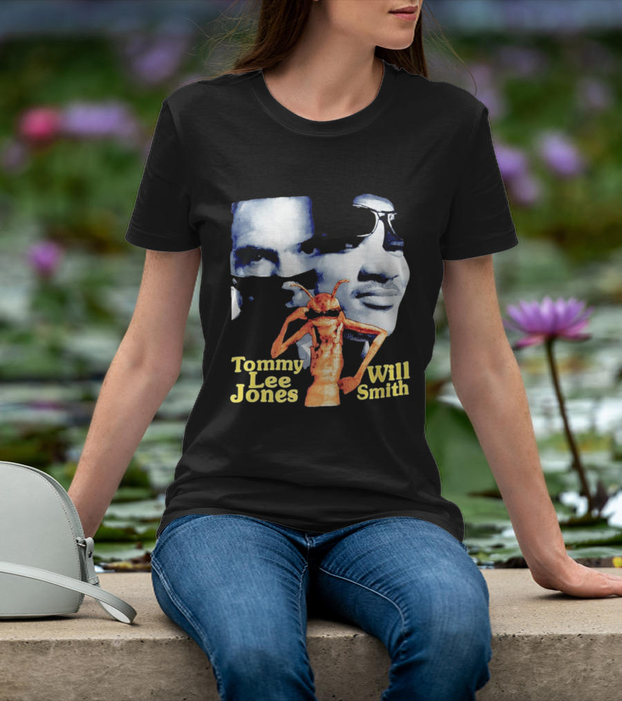 Tommy Lee Jones Will Smith Alien Men In Black T-Shirt