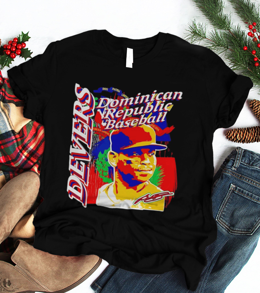 Rafael Devers Dominican Republic Baseball Boston Red Sox T-Shirt