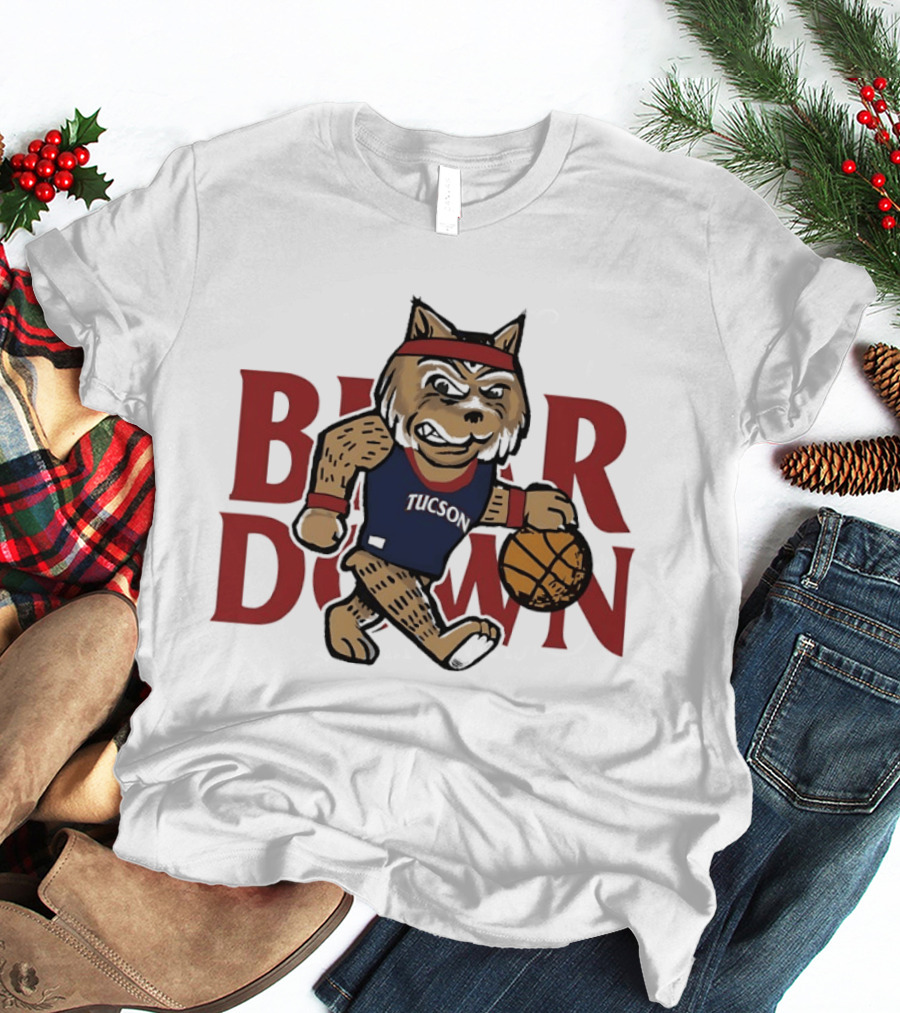 Bear Down Tucson Wildcats Basketball T-Shirt