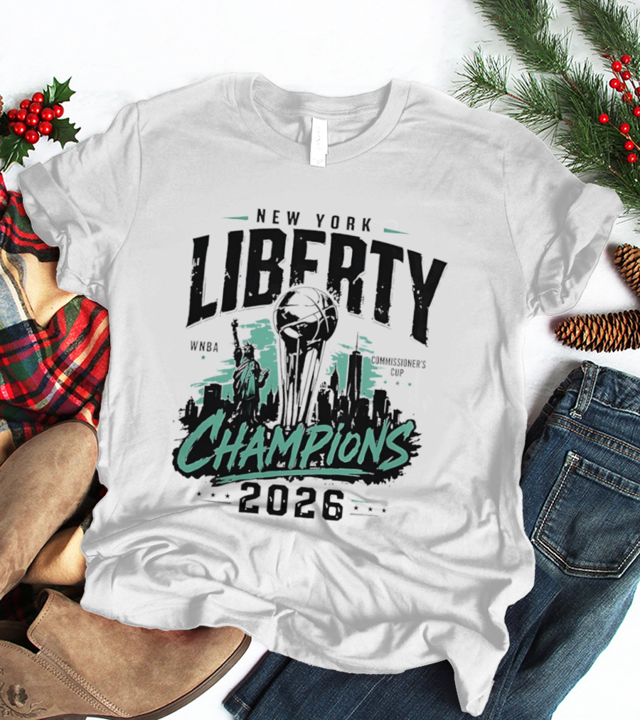 New York Liberty WNBA Champions 2026 T-Shirt