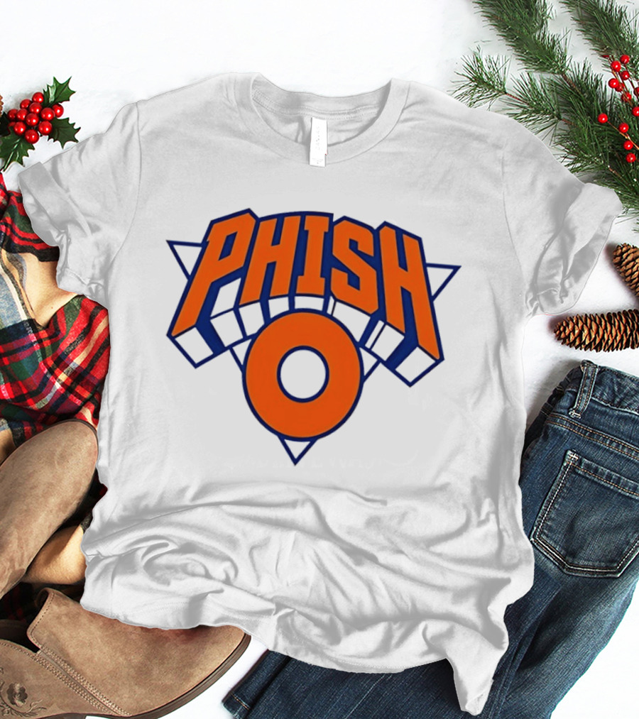 Phish New York Knicks NBA Basketball Triangle Circle T-Shirt
