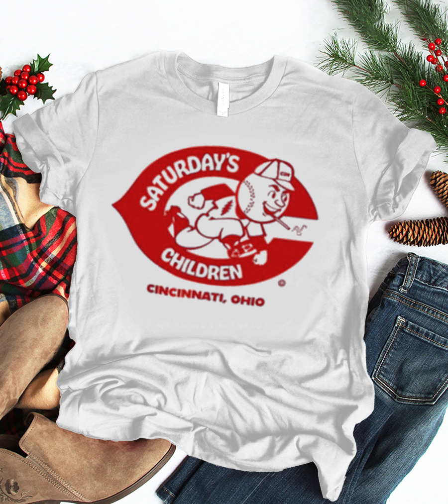 Saturday's Children Cincinnati Ohio Baseball T-Shirt