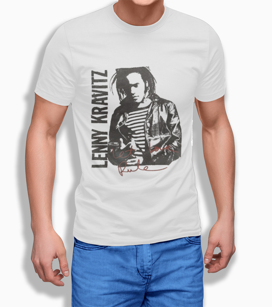 Lenny Kravitz Let Love Rule High Contrast T-Shirt