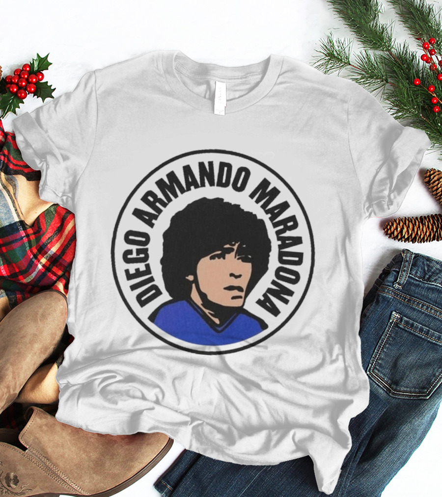 Trickett England Diego Armando Maradona Iconic Player T-Shirt