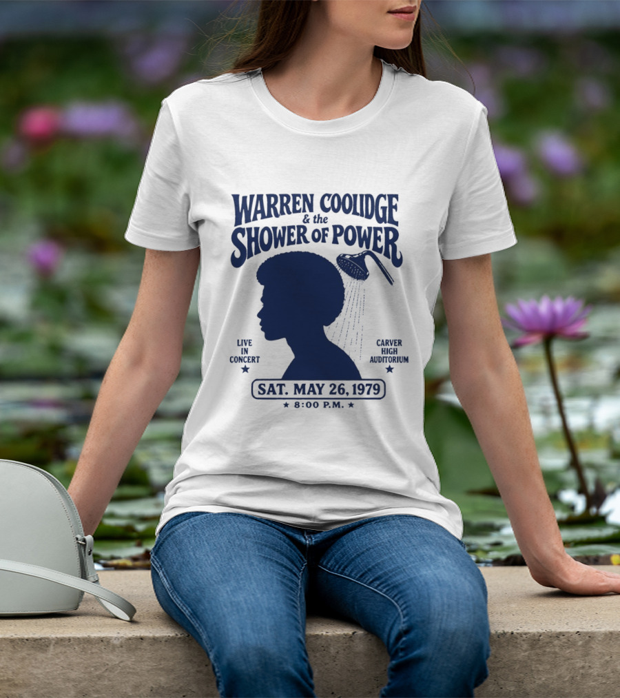 Warren Coolidge & The Shower Of Power Live In Concert Carver High Auditorium Sat May 26 1979 8:00 P.M. T-Shirt