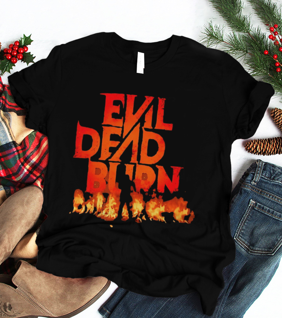 Evil Dead Burn Flaming T-Shirt