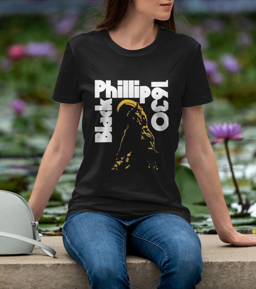 Black Phillip 1630 The Witch A24 Horror Movie T-Shirt
