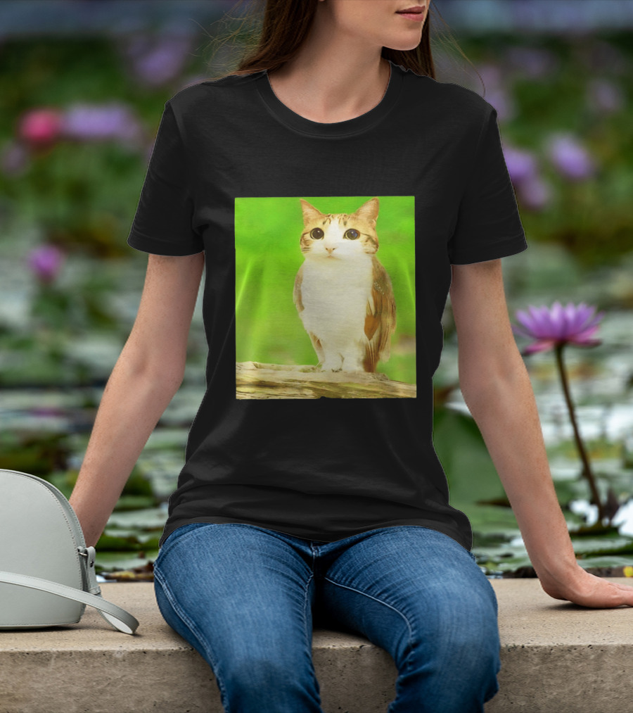 Cat Owl Hybrid Animal Mashup Creature Fusion T-Shirt