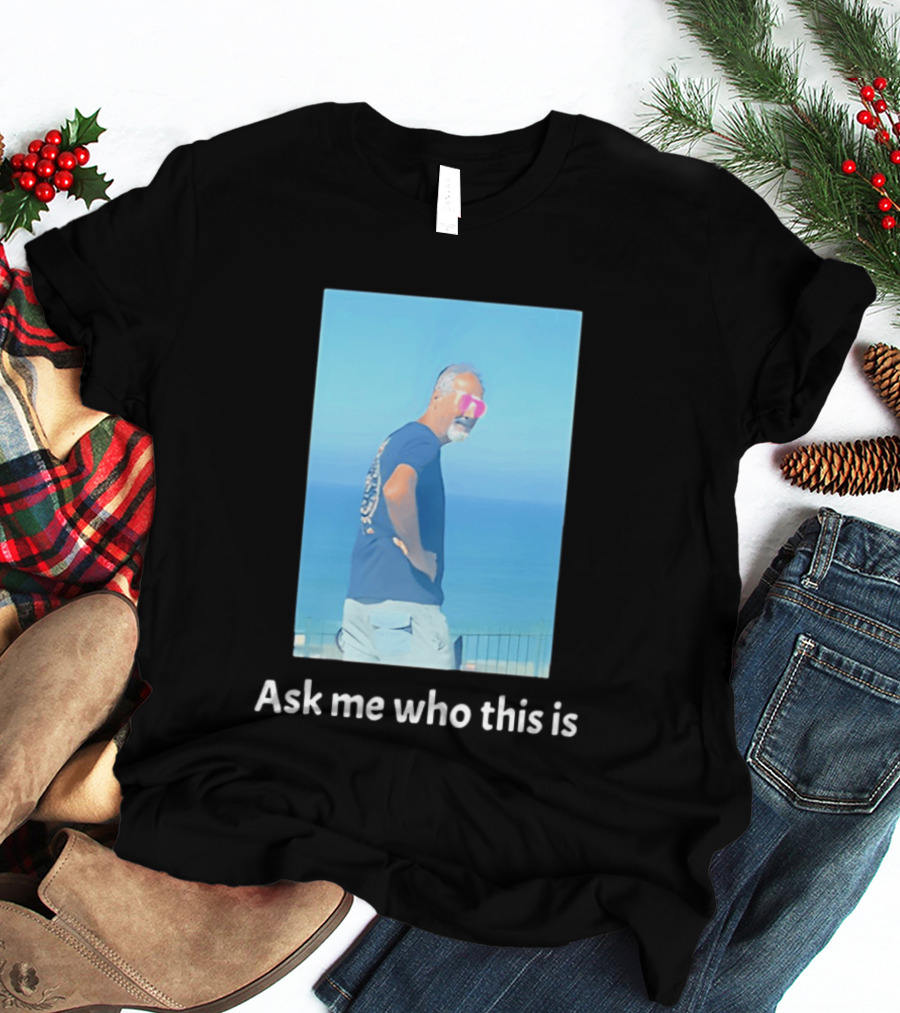 Ask Me Who This Is Hideo Kojima Scenic Beach T-Shirt