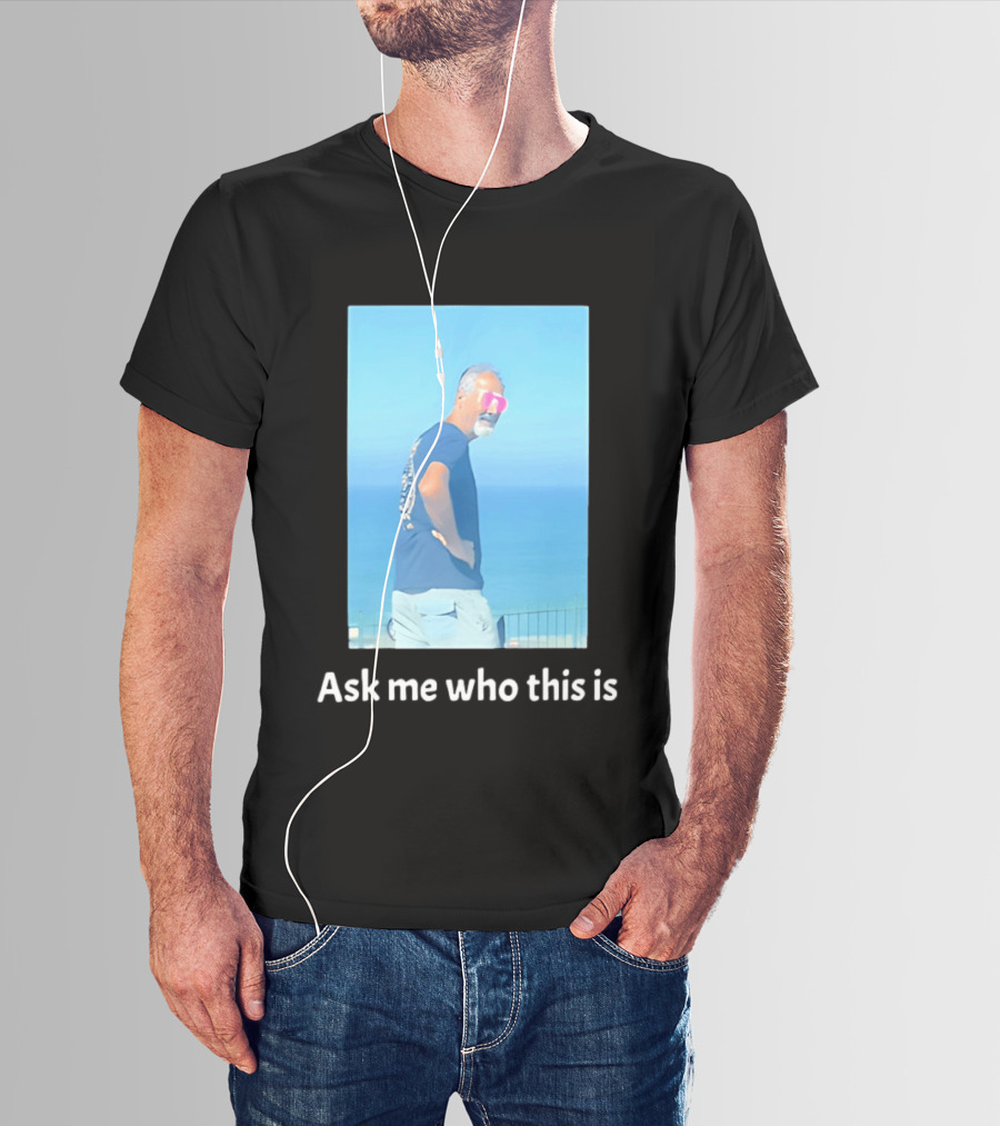 Ask Me Who This Is Hideo Kojima Scenic Beach T-Shirt