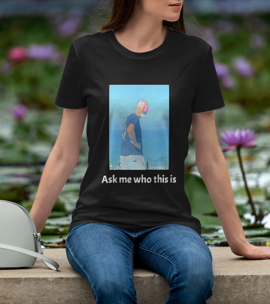 Ask Me Who This Is Hideo Kojima Scenic Beach T-Shirt