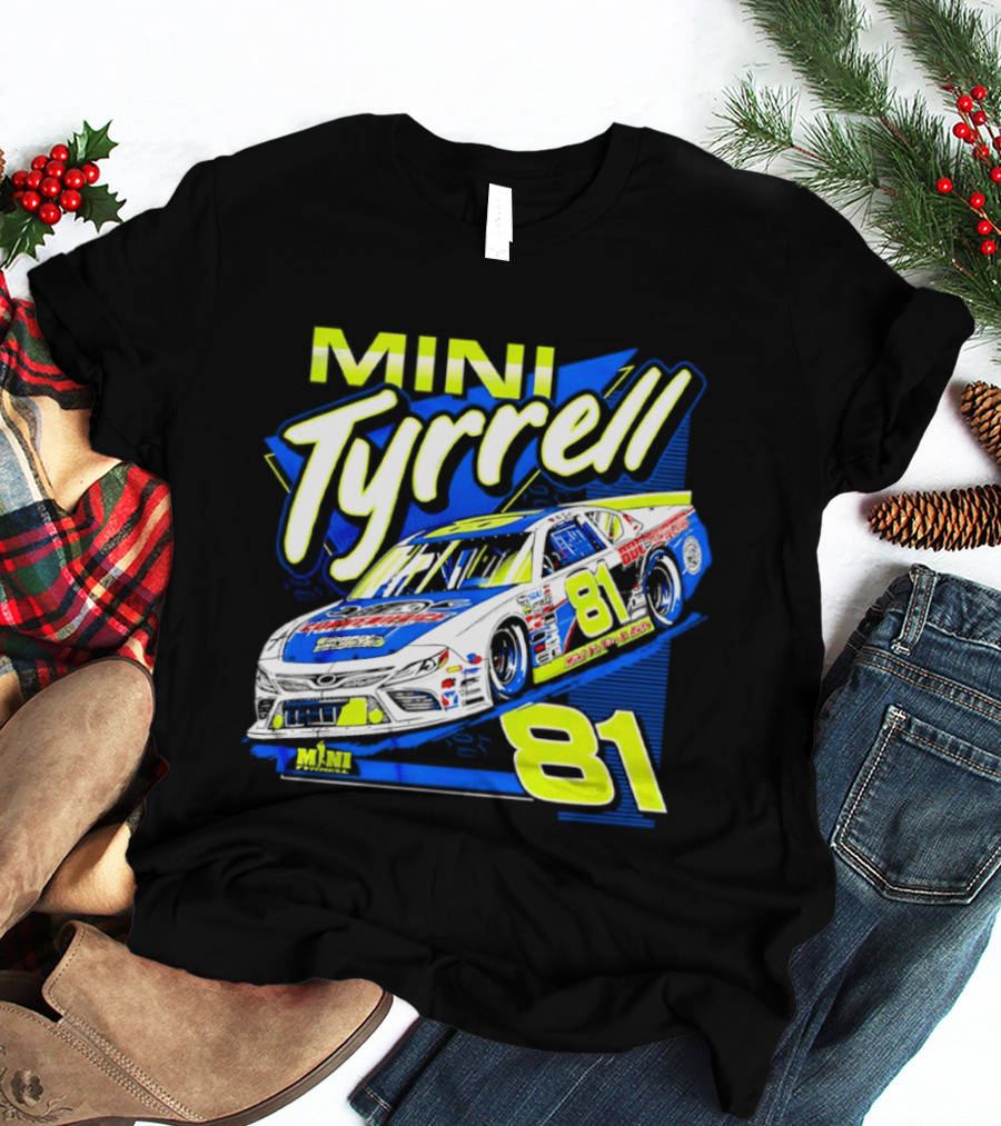 Mini Tyrrell 81 Nascar Racing Car Ts Tin Auto T-Shirt