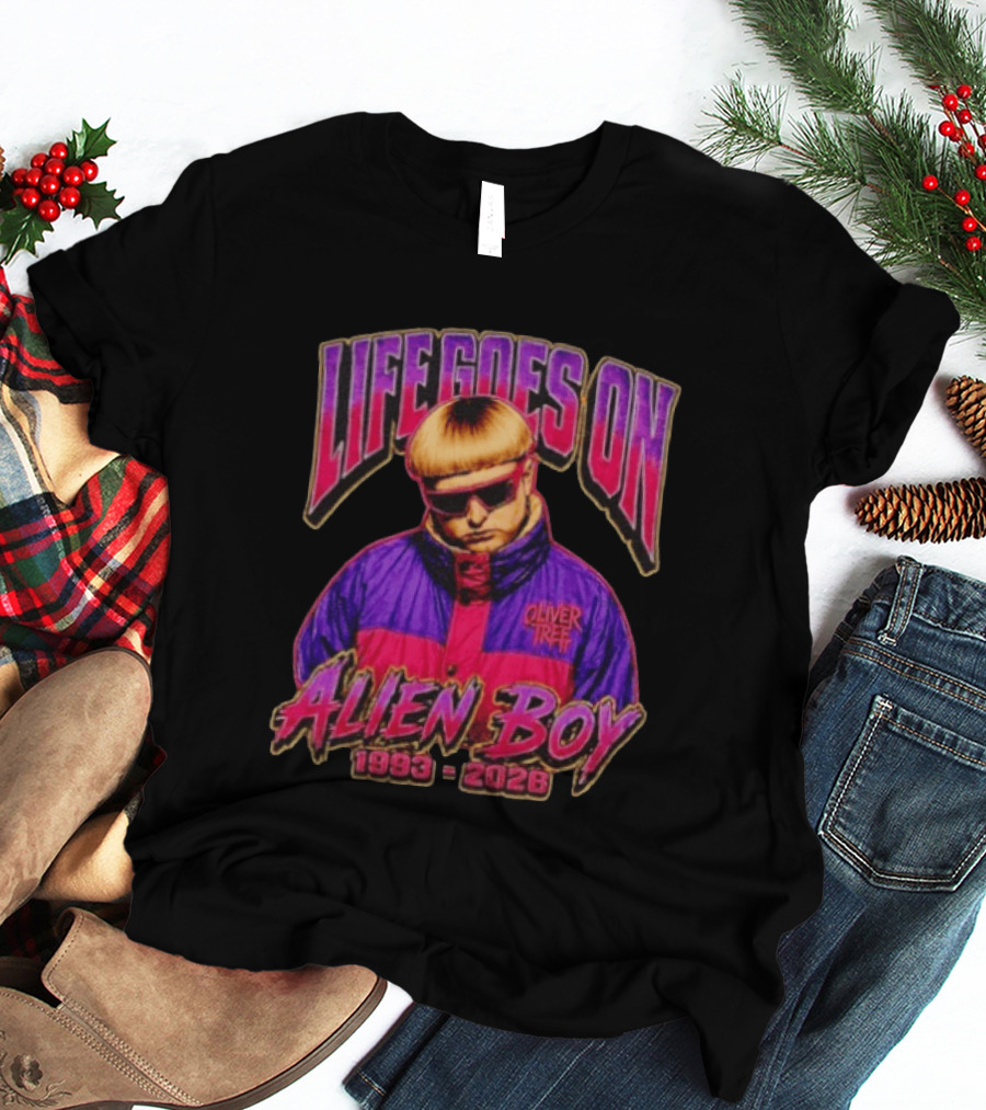 Oliver Tree Life Goes On Alien Boy 1993 2026 T-Shirt