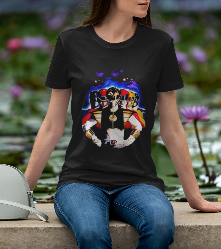 Power Rangers White Ranger Mighty Morphin Team Legacy T-Shirt