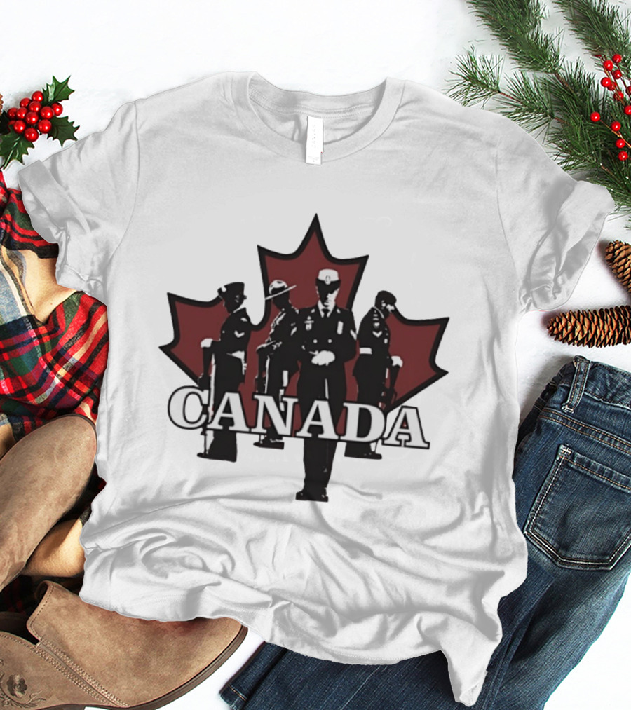 Canada Maple Leaf Canadian Armed Forces Personnel T-Shirt