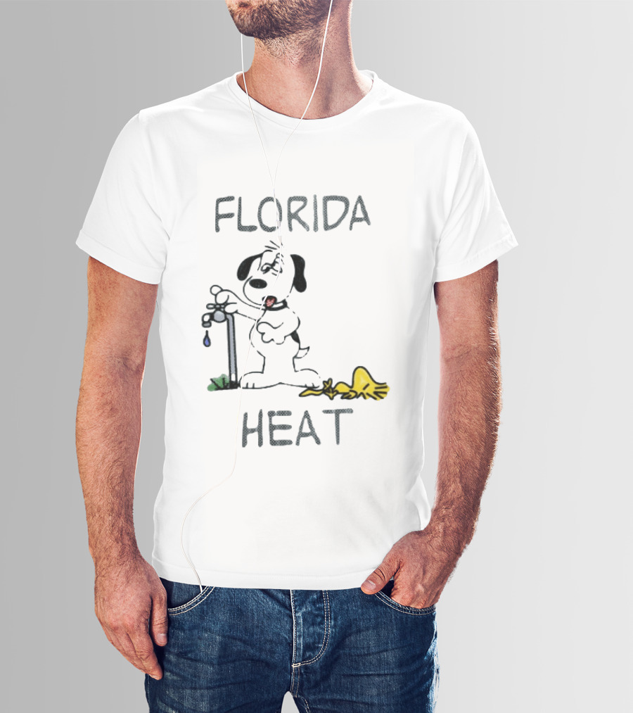 Florida Heat Snoopy Woodstock Peanuts T-Shirt