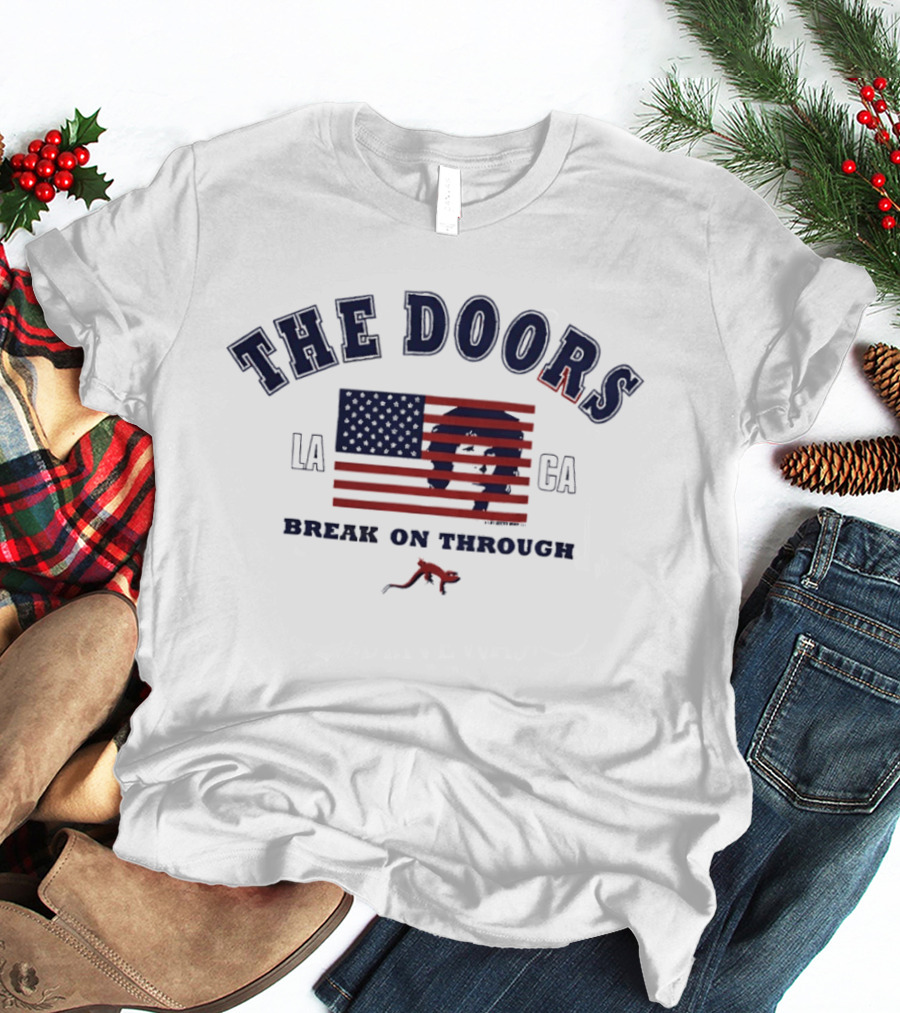 The Doors Break On Through LA CA Flag T-Shirt