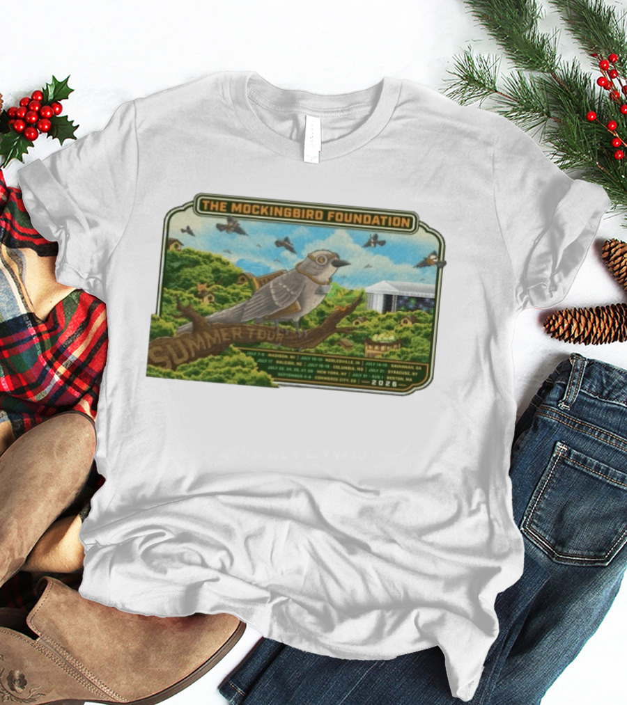 The Mockingbird Foundation Summer Tour 2026 Madison Noblesville Alpharetta Portland George Syracuse Boston T-Shirt