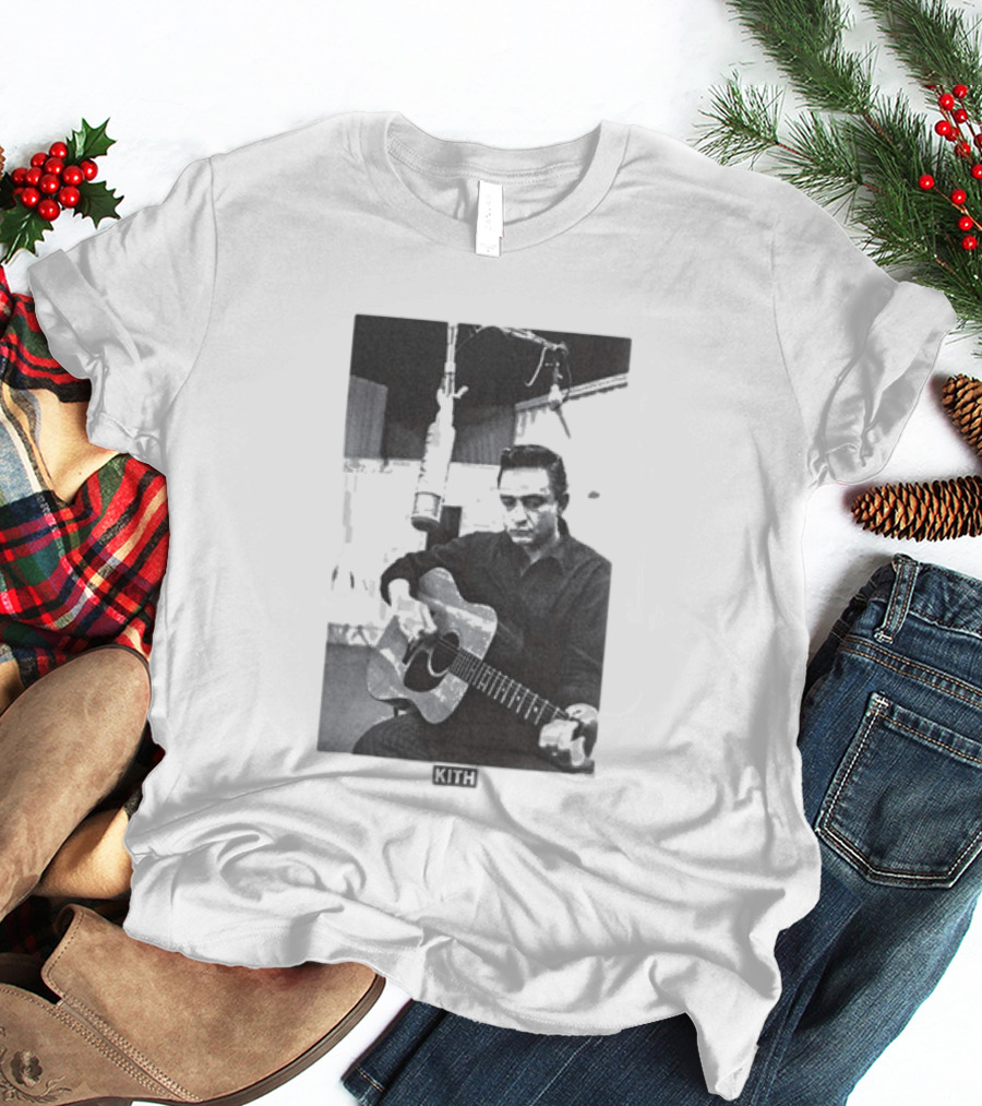 Kith Records Johnny Cash Folsom Prison Retro Music T-Shirt