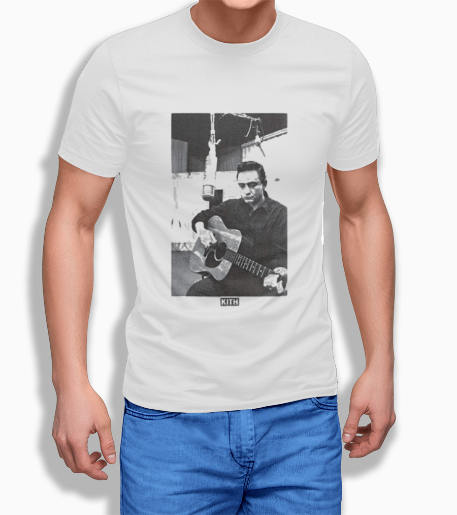 Kith Records Johnny Cash Folsom Prison Retro Music T-Shirt