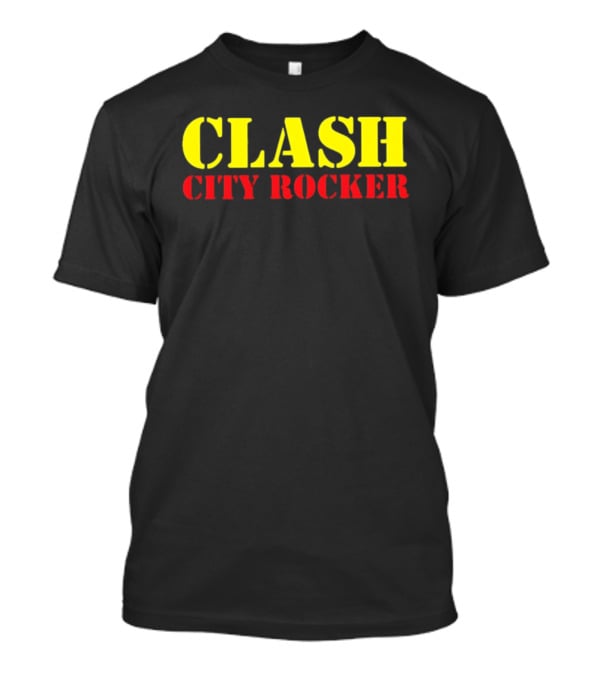 CLASH CITY ROCKER Vibrant Yellow And Red T-Shirt