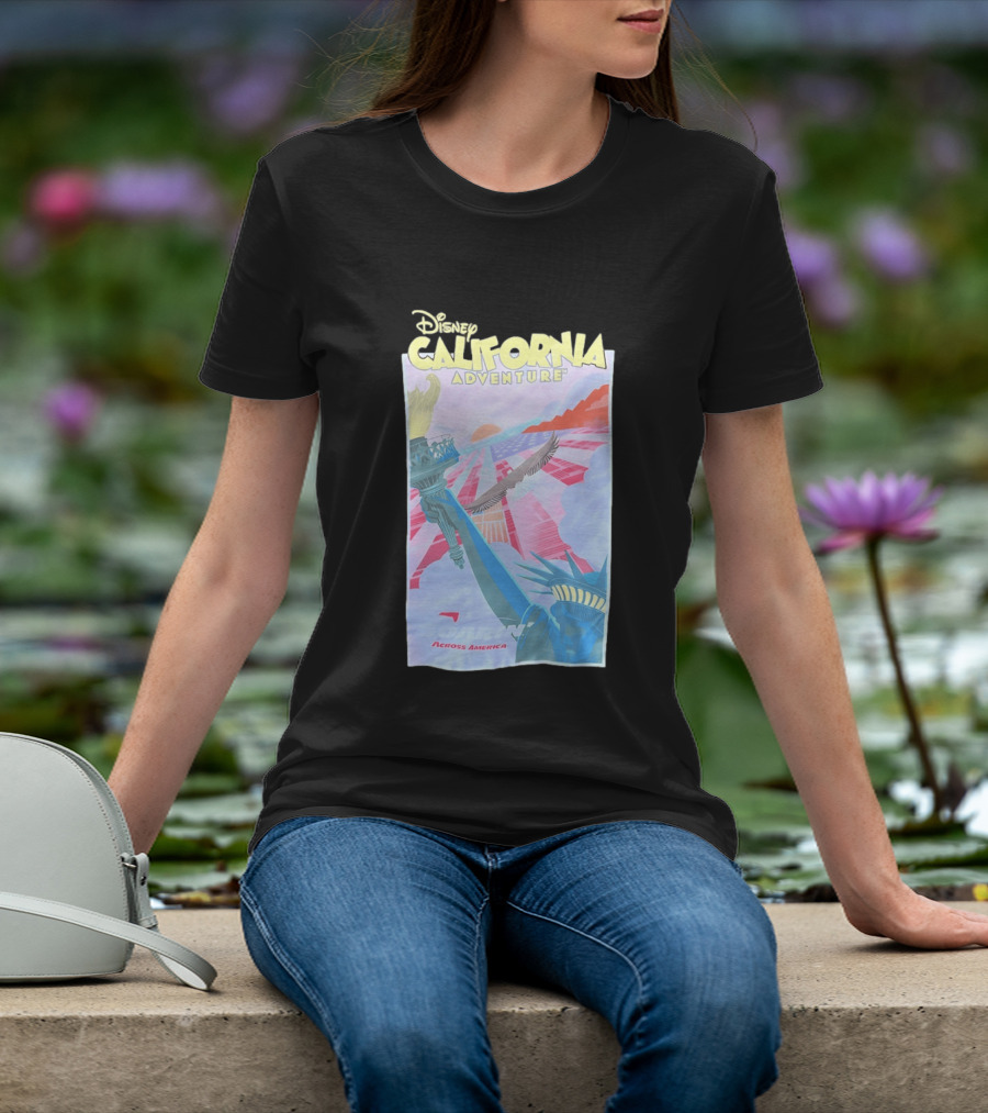 Disney California Adventure Park Soarin' Across America Liberty Eagle T-Shirt