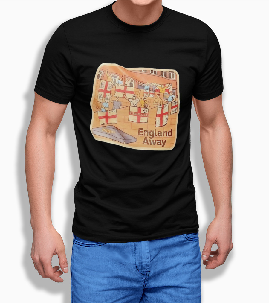 England Away Terrace Cult For King And Country Flag T-Shirt
