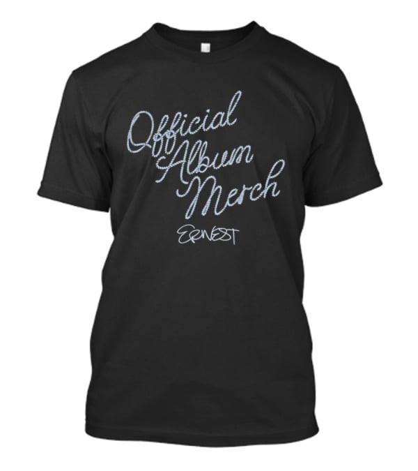 Official Album Merch Ernest Rope Font T-Shirt