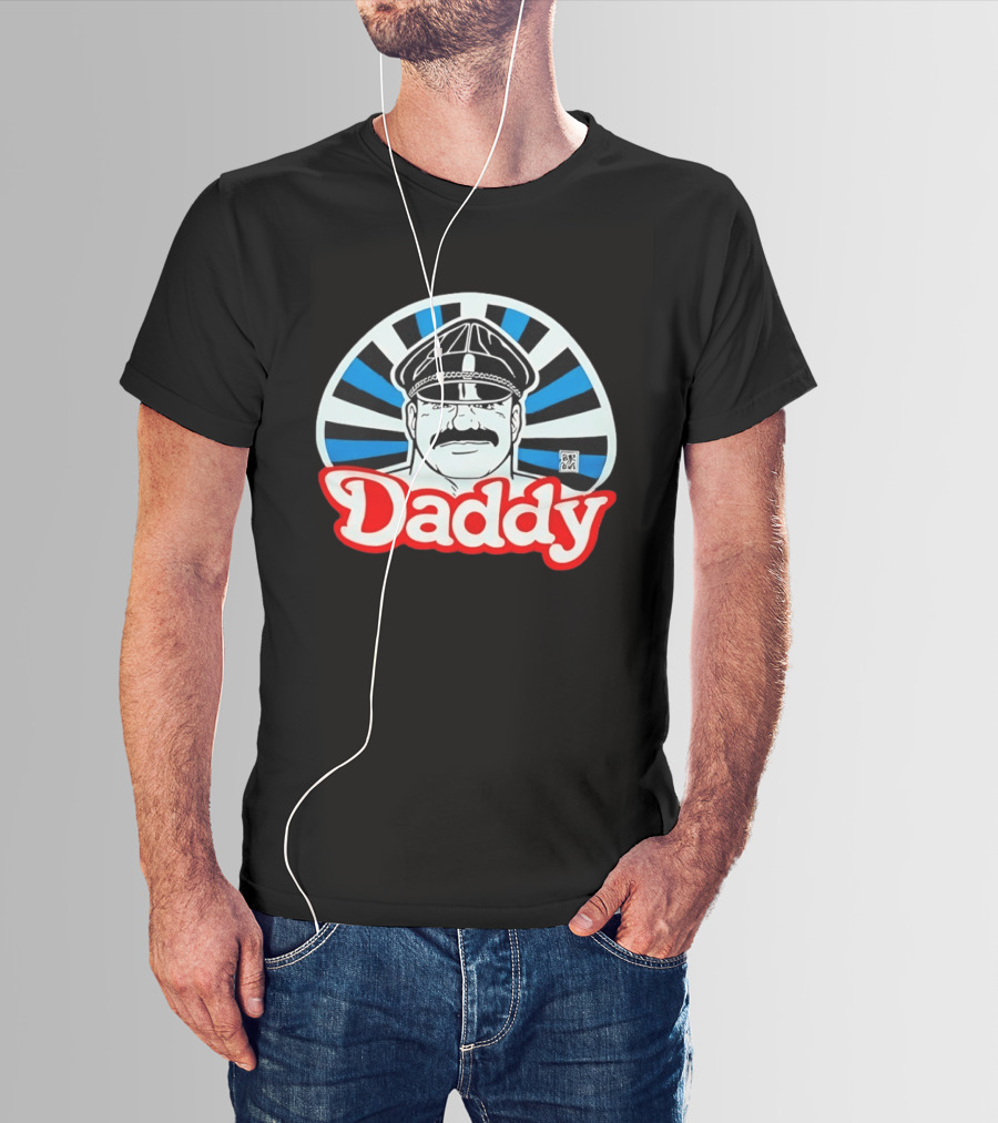 Daddy Leather Cap T-Shirt