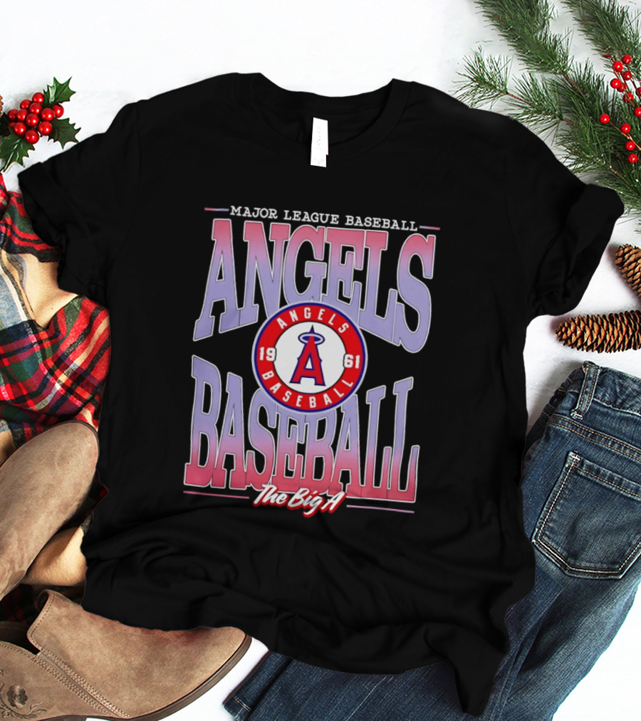 Los Angeles Angels Baseball The Big A 1961 Major League Angels T-Shirt