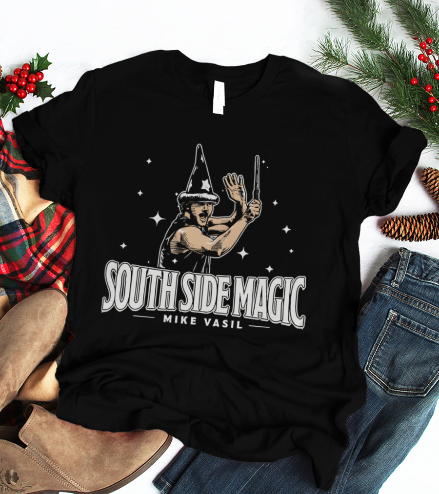 South Side Magic Mike Vasil Wizard Wand T-Shirt