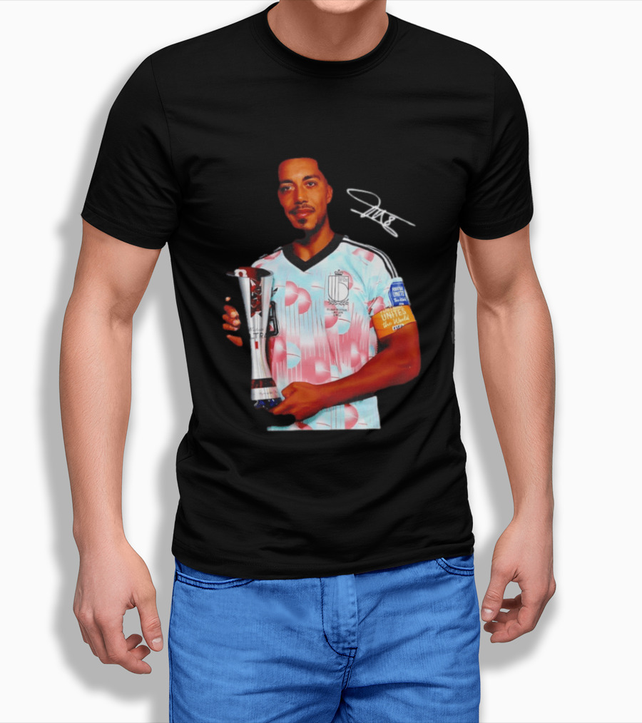 Youri Tielemans Belgium Football Unites The World Trophy Winning Moment T-Shirt