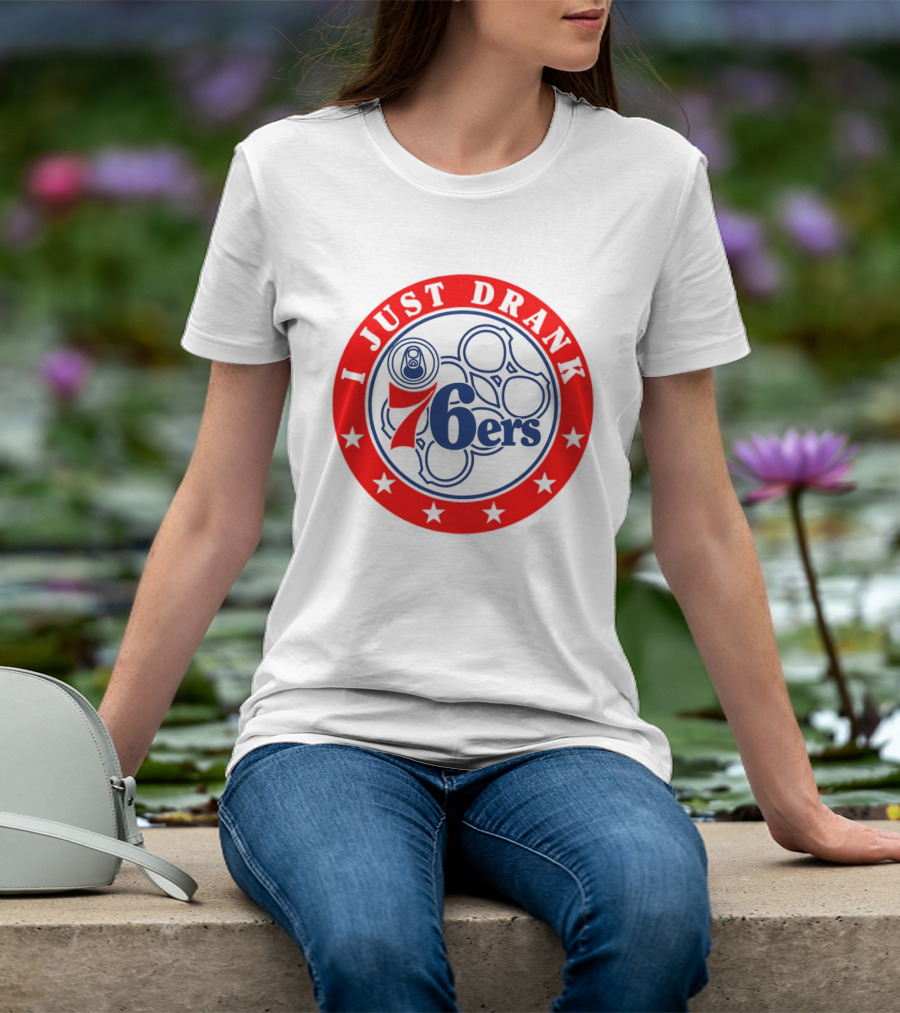 Philadelphia 76ers I Just Drank Beer Ring Stars T-Shirt