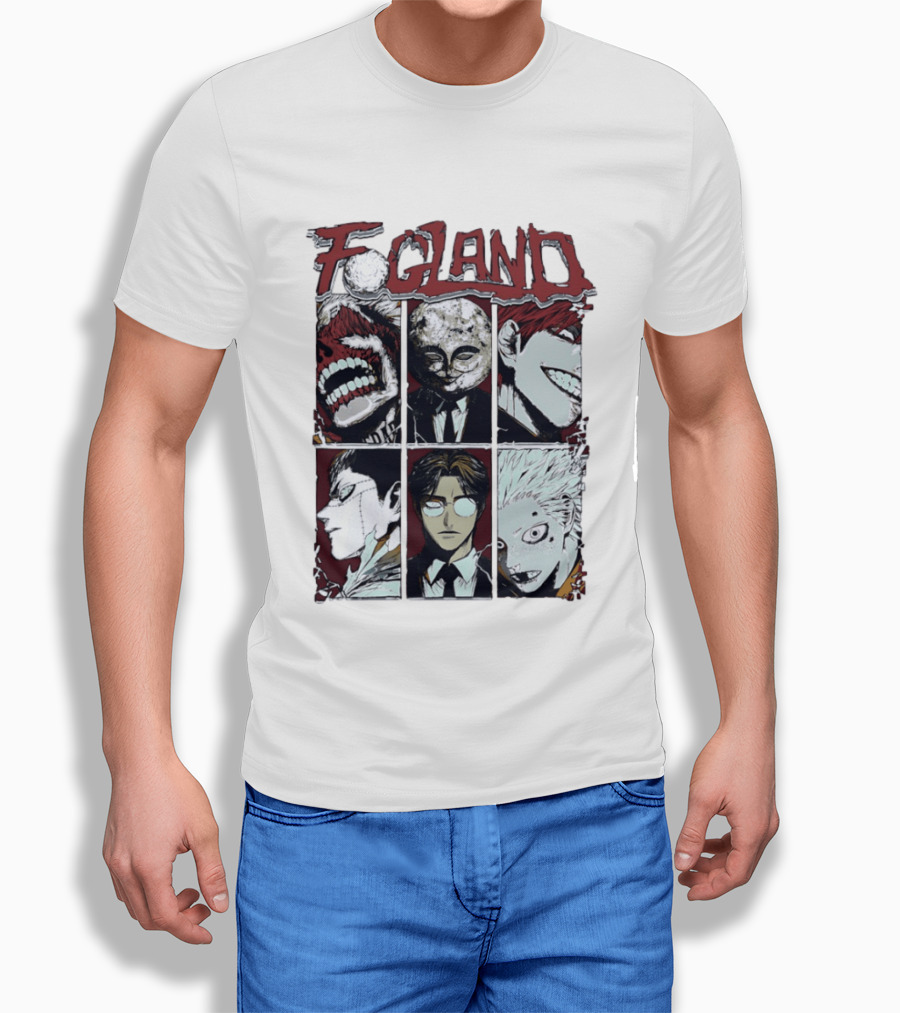 FOGLAND Manga Characters Face Expressions T-Shirt