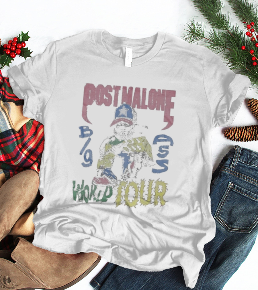 Post Malone Celebrate USA 4th Of July 2026 Big Ass World Tour B/9 World Four T-Shirt