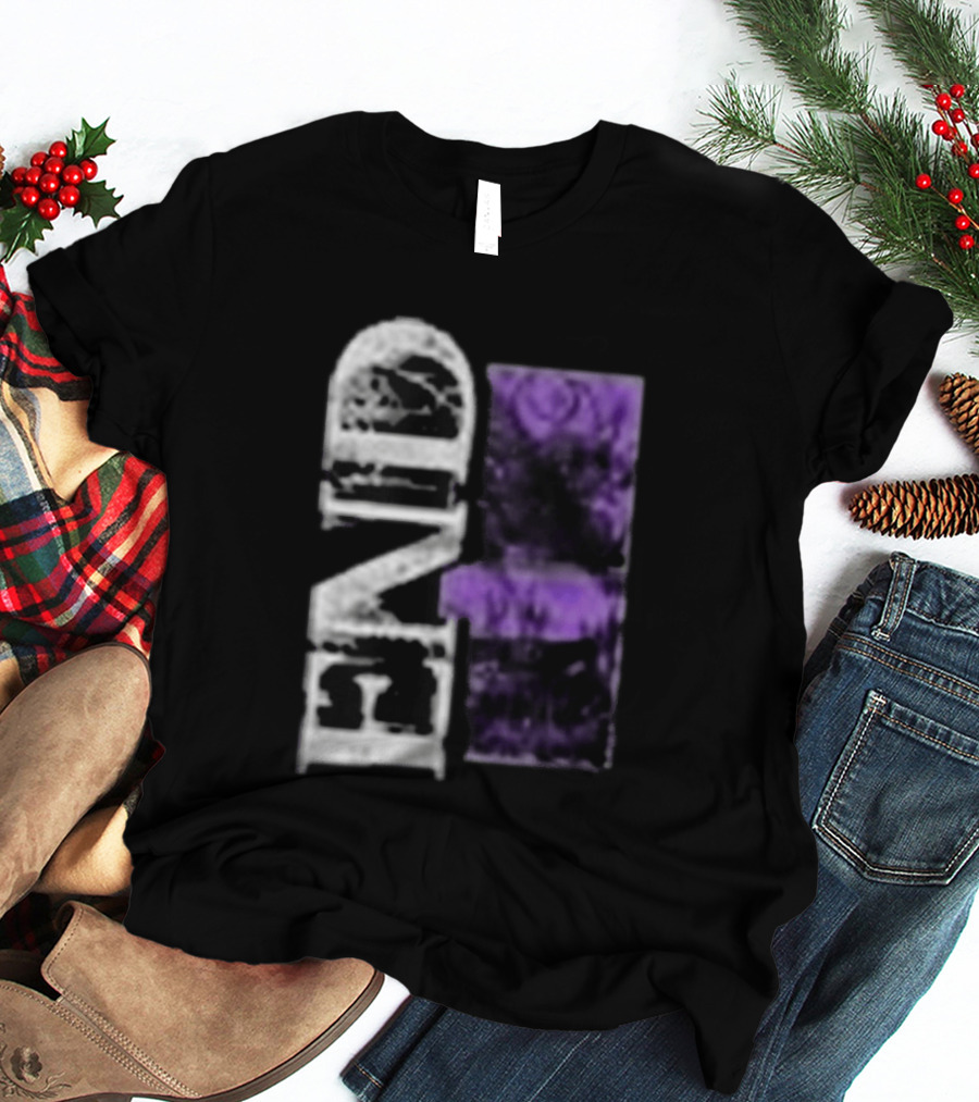 Closed Casket Activities End Victim Purple Black T-Shirt